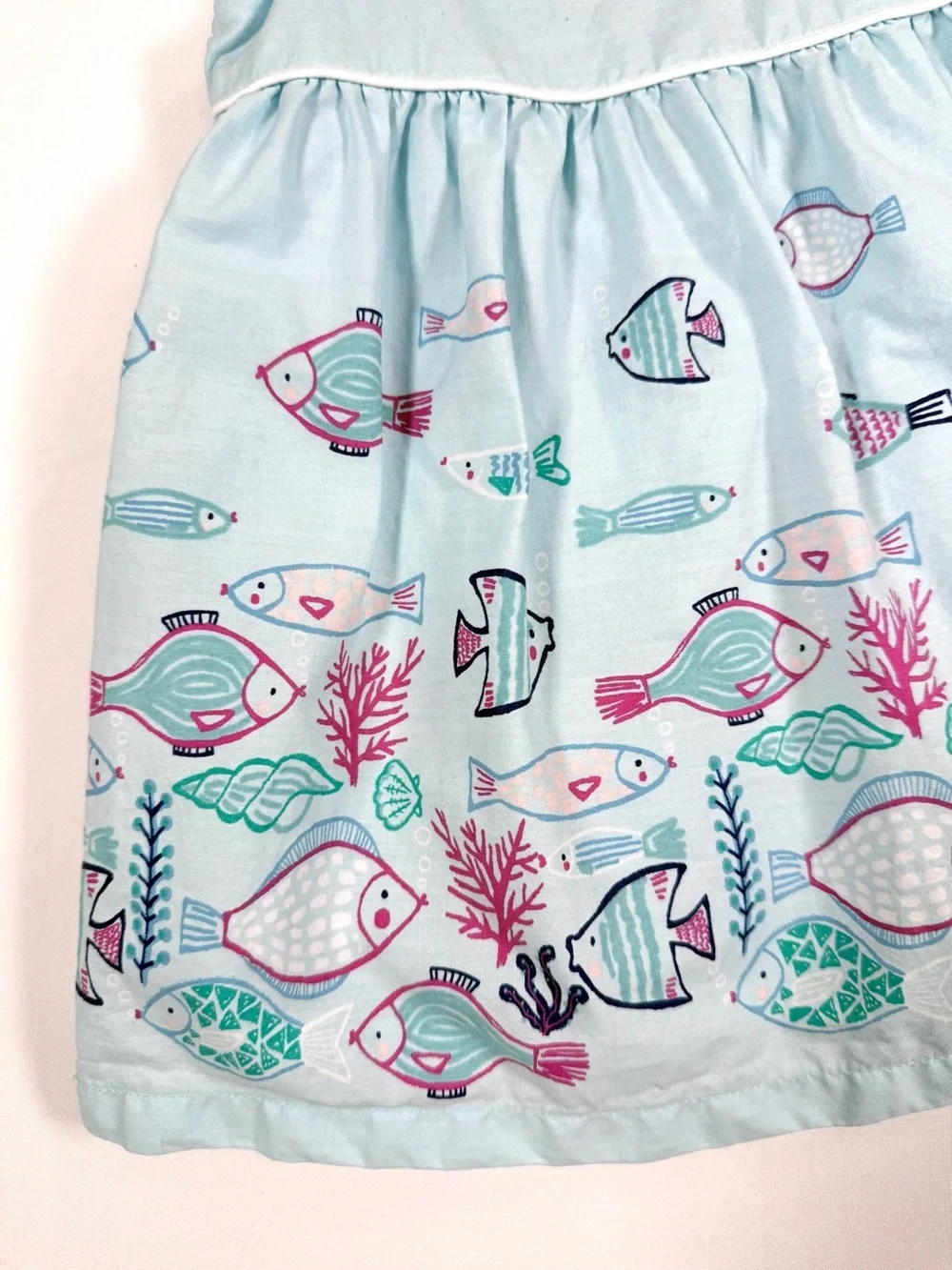 GYMBOREE Baby Under The Sea Fish Print Sundress 3-6M Discontinued Hard to Find
